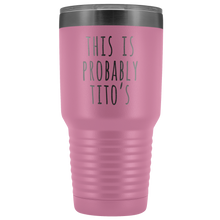 Load image into Gallery viewer, THIS IS PROBABLY TITO'S - Laser Etched Tumbler (Premium)