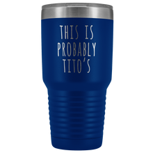 Load image into Gallery viewer, THIS IS PROBABLY TITO'S - Laser Etched Tumbler (Premium)