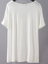 Load image into Gallery viewer, V Neckline Loose T-shirt