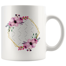 Load image into Gallery viewer, Personalized Floral Mug