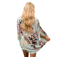 Load image into Gallery viewer, Floral Chiffon Kimono Blouse