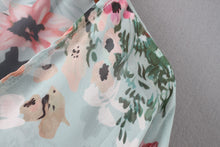 Load image into Gallery viewer, Floral Chiffon Kimono Blouse