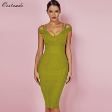 Load image into Gallery viewer, Off Shoulder Sexy High Quality Bandage Dress