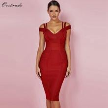 Load image into Gallery viewer, Off Shoulder Sexy High Quality Bandage Dress